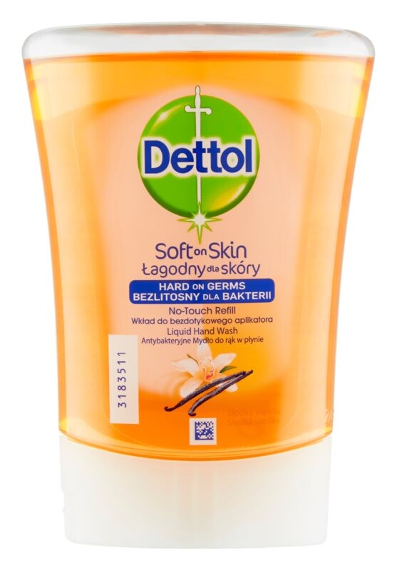 

Наполнитель для бесконтактного дозатора мыла Dettol Soft on Skin No-Touch Refill