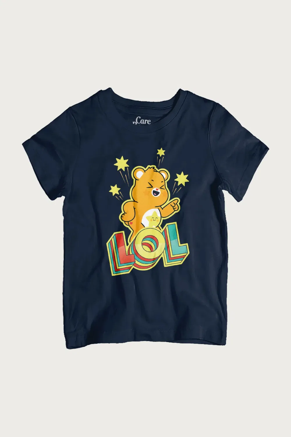 Детская футболка с принтом Unlock the Magic Funshine Lol Care Bears, Navy — фото 2