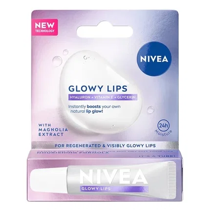 Бальзам для губ увлажняющий Nivea Glowy Lips, 10 мл