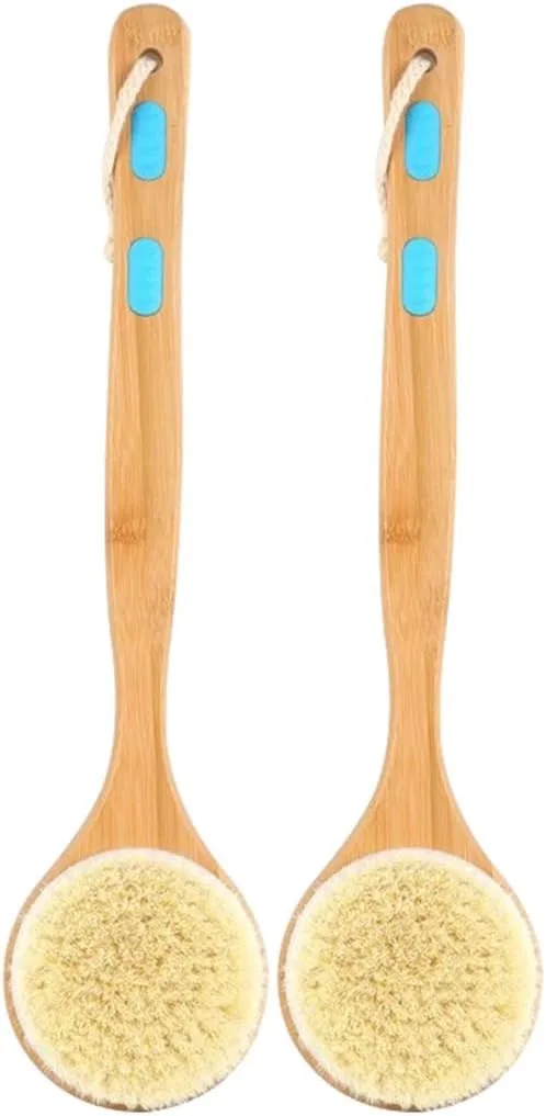 Двусторонняя щетка для спины из бамбука, 44x10.5 см, Original Color Generic