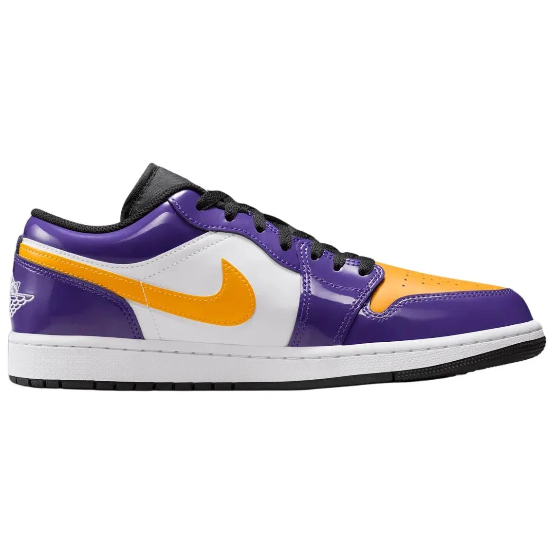 Детские кроссовки ретро-баскетбольные Jordan Air Jordan 1 Low, Purple — фото 3