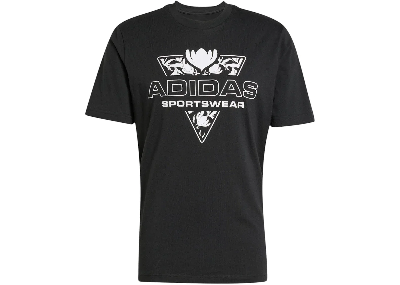 Мужская футболка с графическим принтом House Of Tiro Graphic Tee Adidas, черный