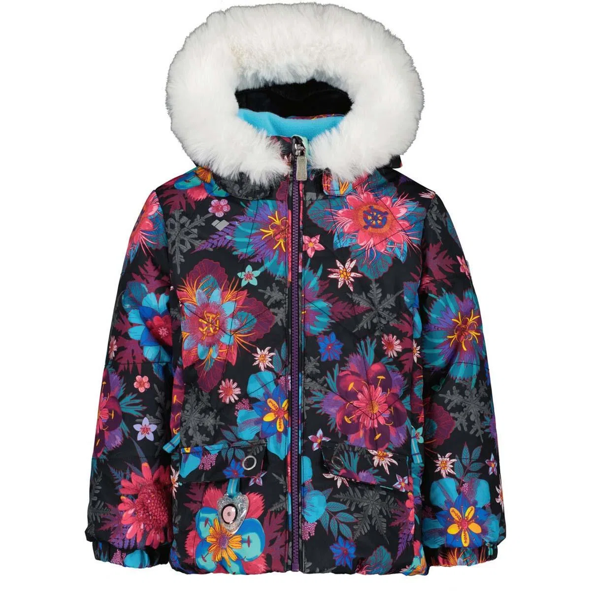 Куртка с искусственным мехом Roselet Obermeyer, Winter Bouquet