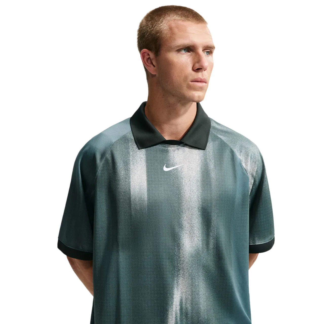 Мужская футболка Dri-Fit Jacquard Jersey Nike, зеленый/серебристый
