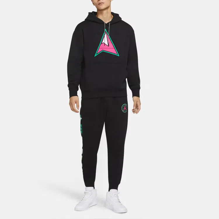 Худи на флисе с капюшоном Air Winter Utility Fleece Jordan, черный — фото 2