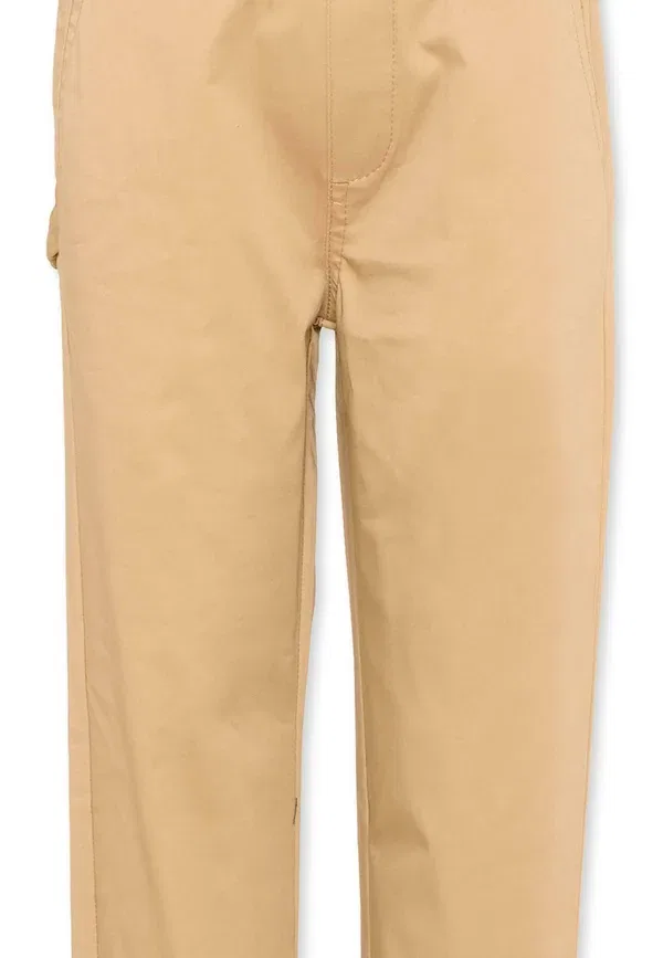 Брюки хлопковые Tru Trussardi Junior beige, бежевый — фото 3