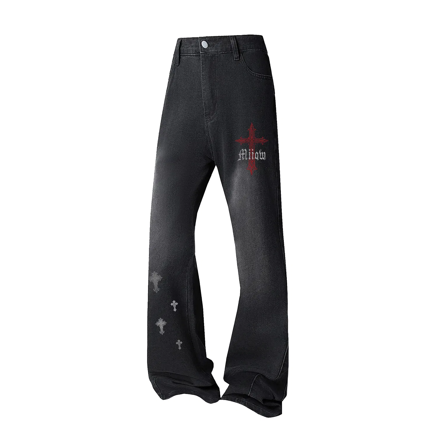 Детские джинсы умеренного slim-кроя Unisex Moderate Slim Fit Pants MIIOW