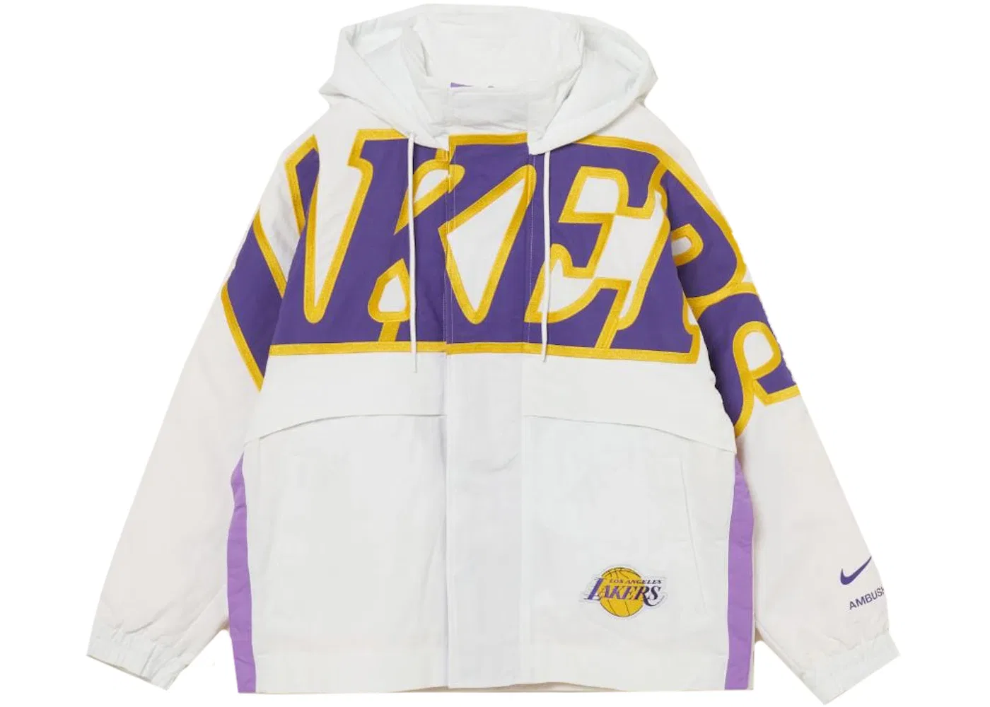 Женская куртка с принтом Ambush Nike, White/Purple/Gold