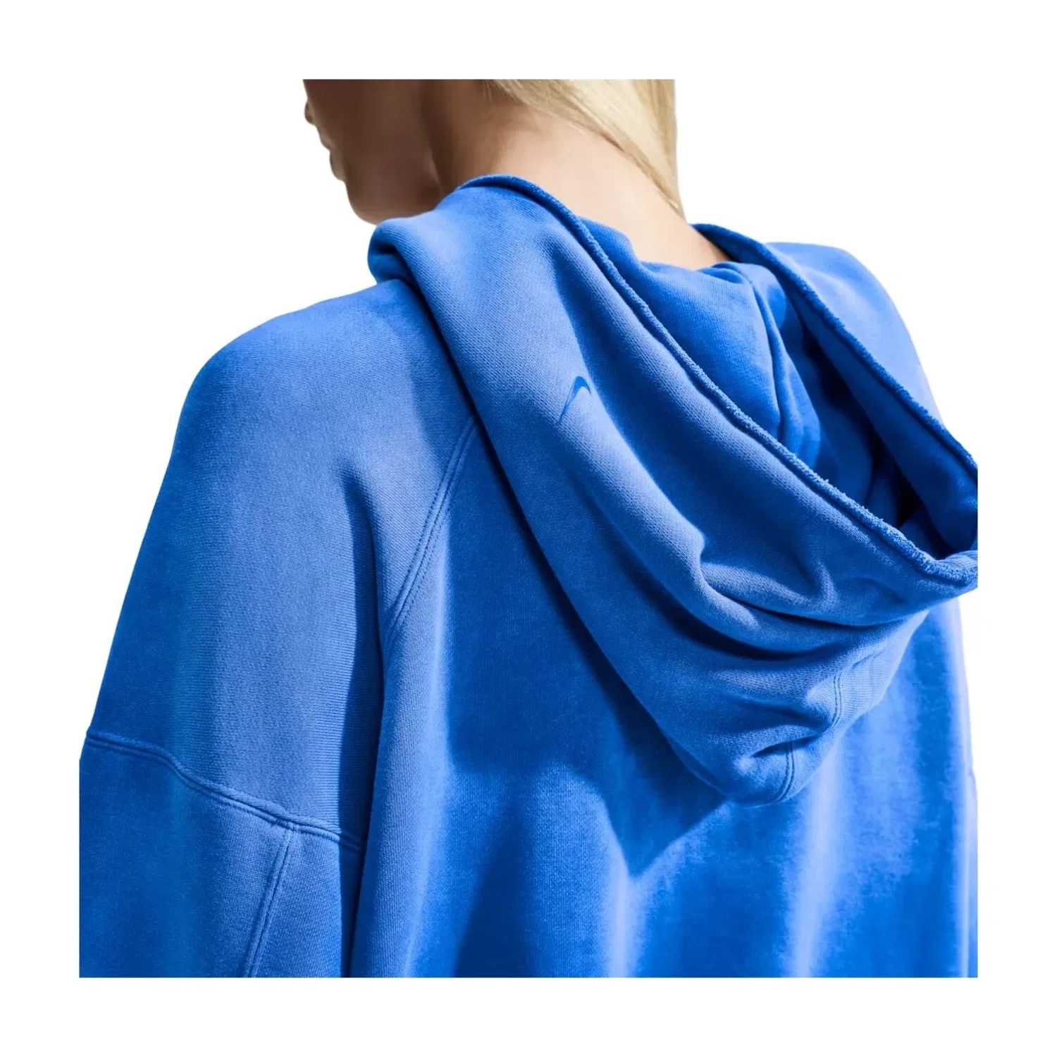 Женское худи Energy Studio Fleece Hoodie 'Blue' Nike, синий — фото 3