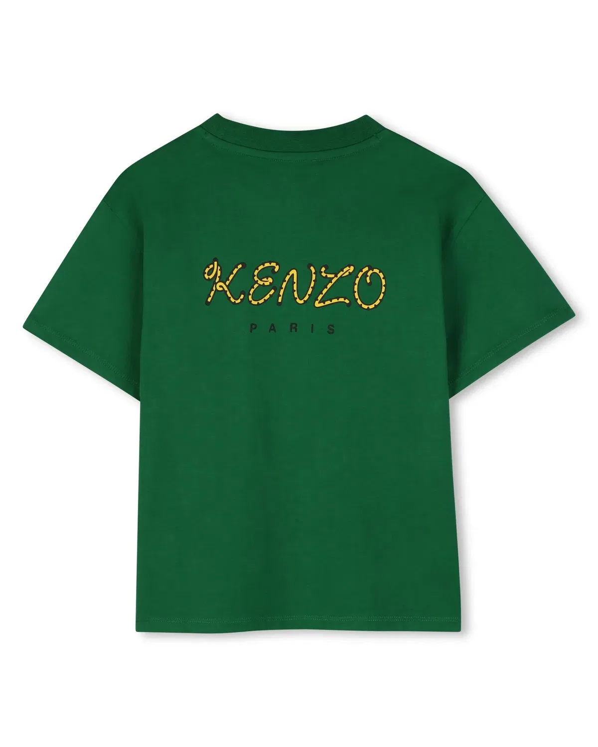 Детская футболка для мальчиков с принтом Kenzo Kids, Kaki — фото 3