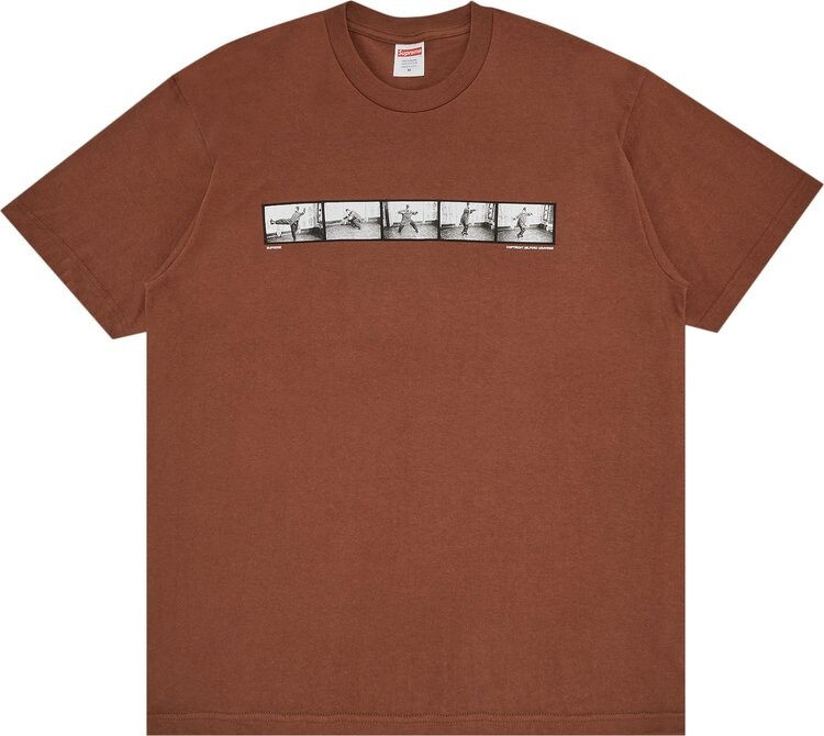 

Футболка Supreme Milford Graves Tee 'Brown', коричневый