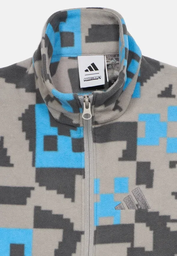 Куртка унисекс Minecraft из флиса Adidas Terrex, синий/темно-серый — фото 4