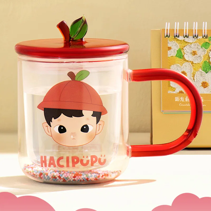 Детский стеклянный стакан с принтом Kindergarten Collection POP MART, Clear — фото 2