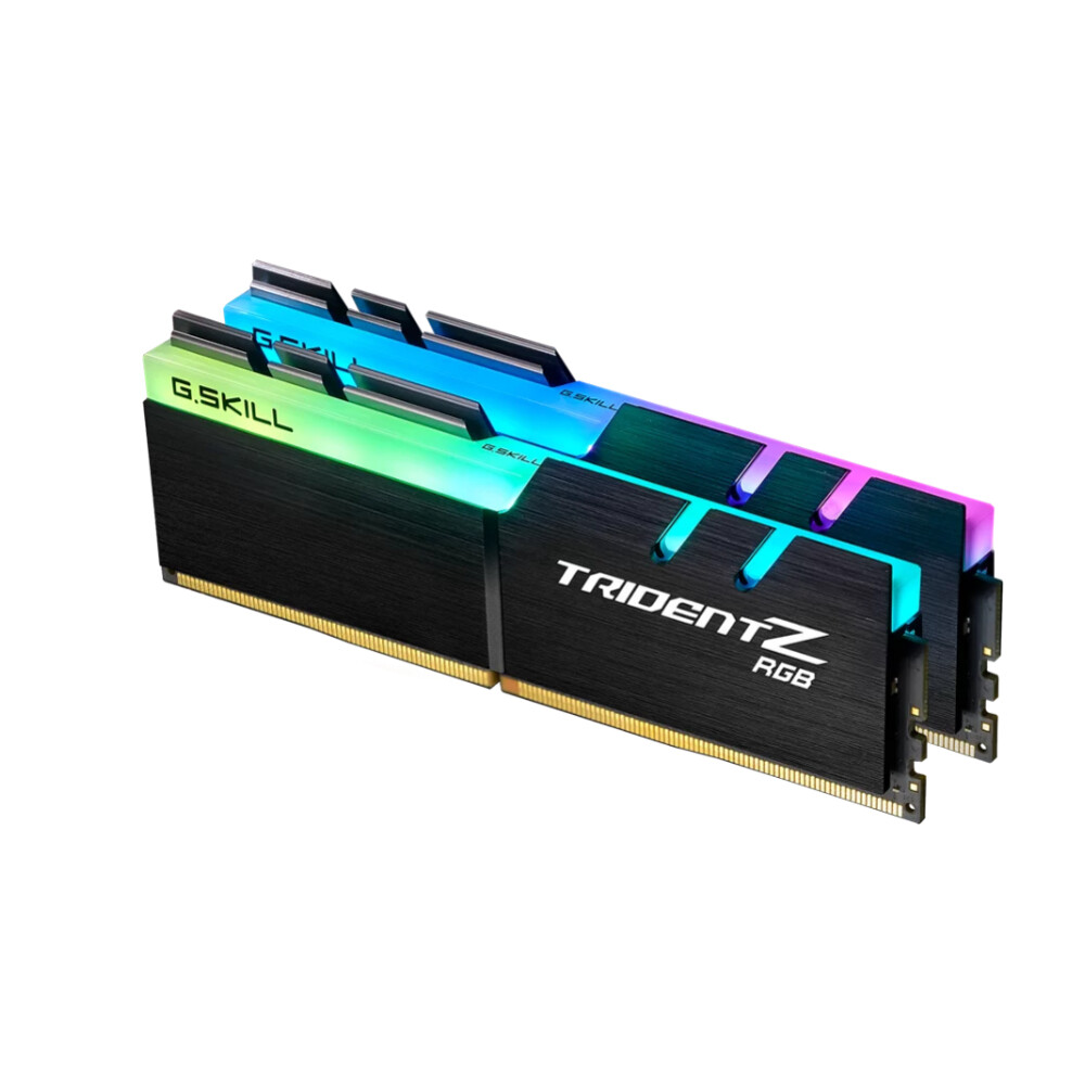 

Оперативная память G.SKILL Trident Z RGB, 32 Гб DDR4 (2x16 Гб), 4400 МГц, CL19, F4-4400C19D-32GTZR, черный