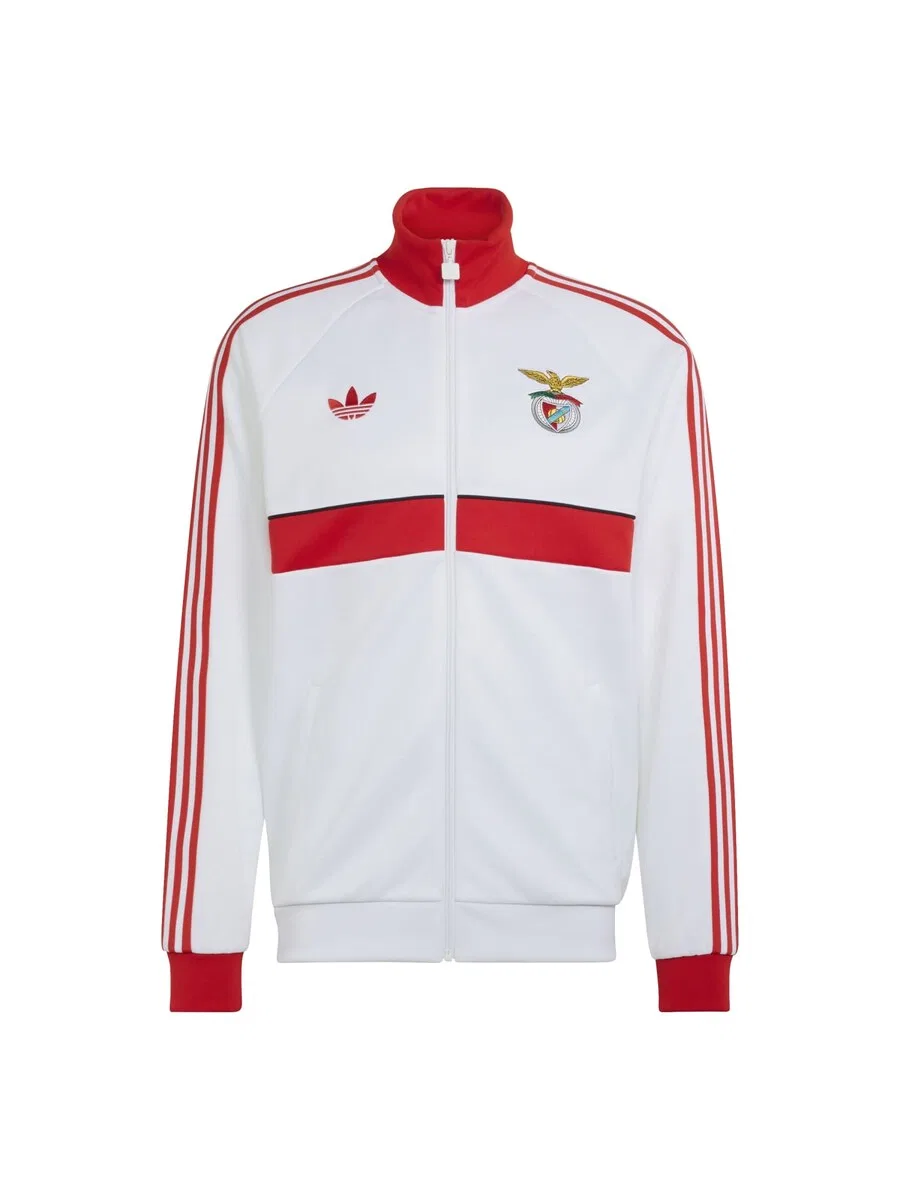 Тренировочная куртка ADIDAS PERFORMANCE 'SL Benfica Track' белого цвета