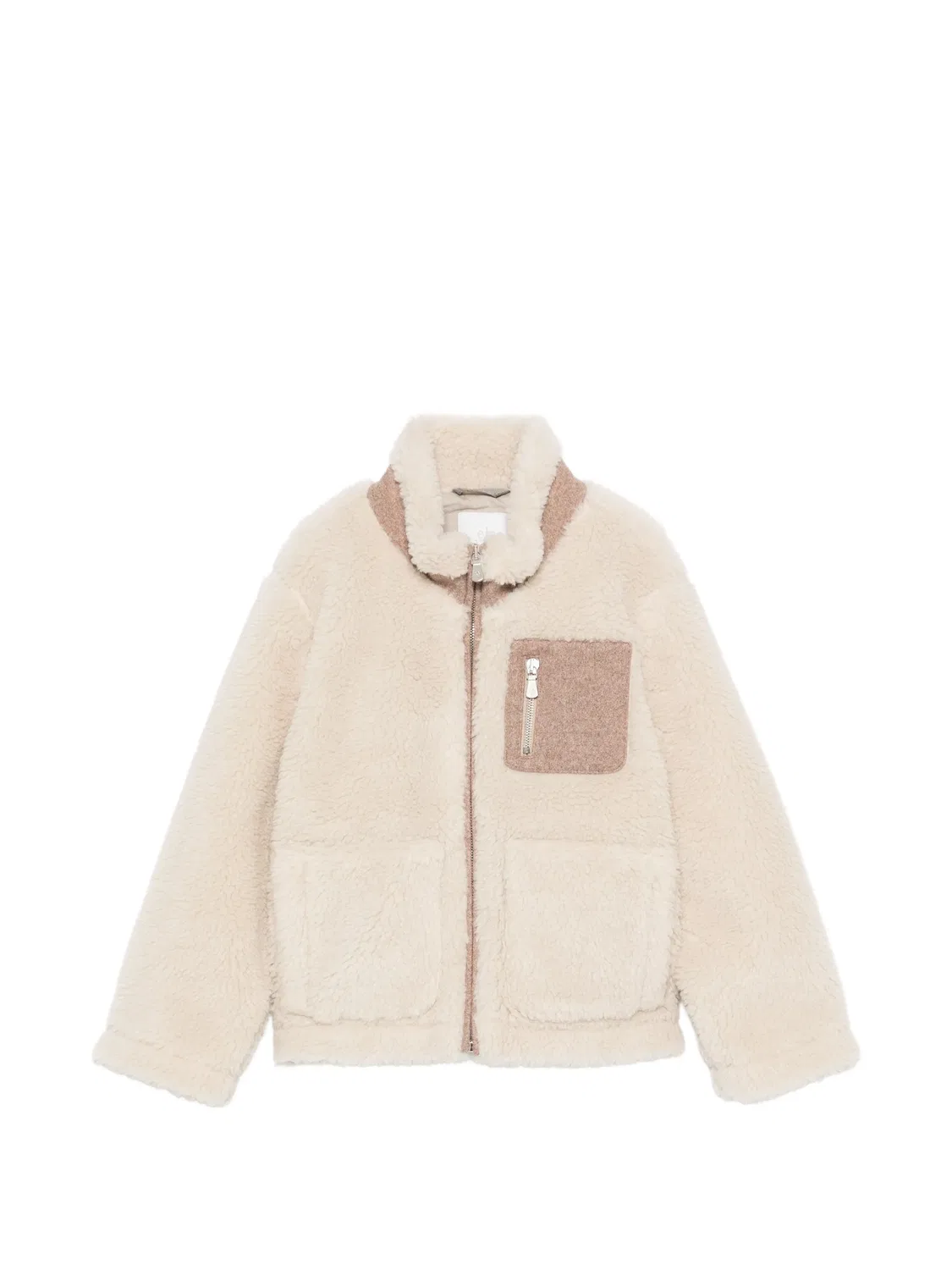 Куртка на молнии Eleventy Kids, нейтральные цвета