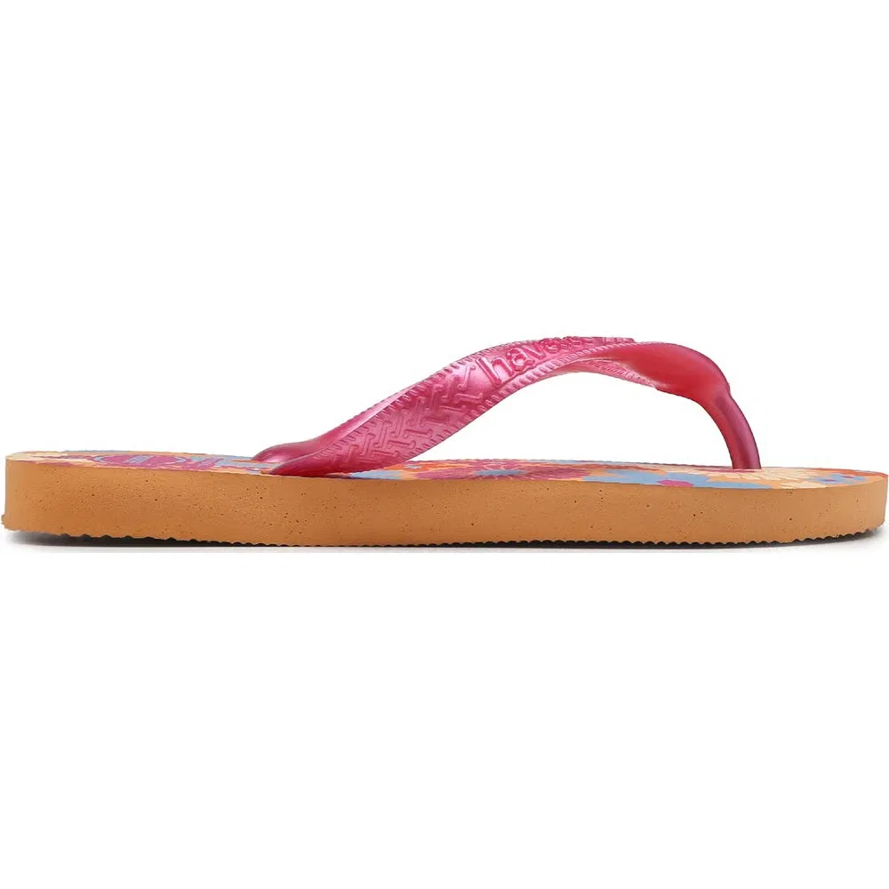 Детские сандалии-шлепанцы Flores для малышей Havaianas, Peach — фото 2