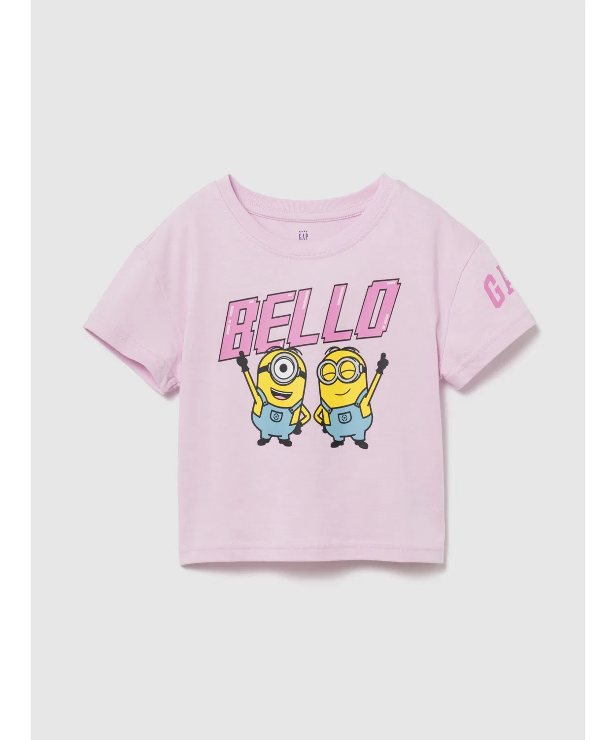 Детская футболка с принтом Minions Gap, Pink
