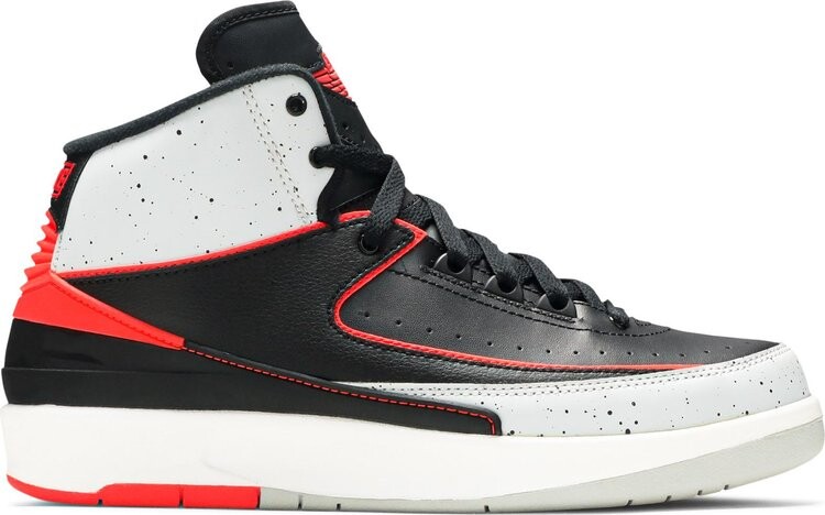 

Кроссовки Air Jordan 2 Retro BG Infrared 23, черный