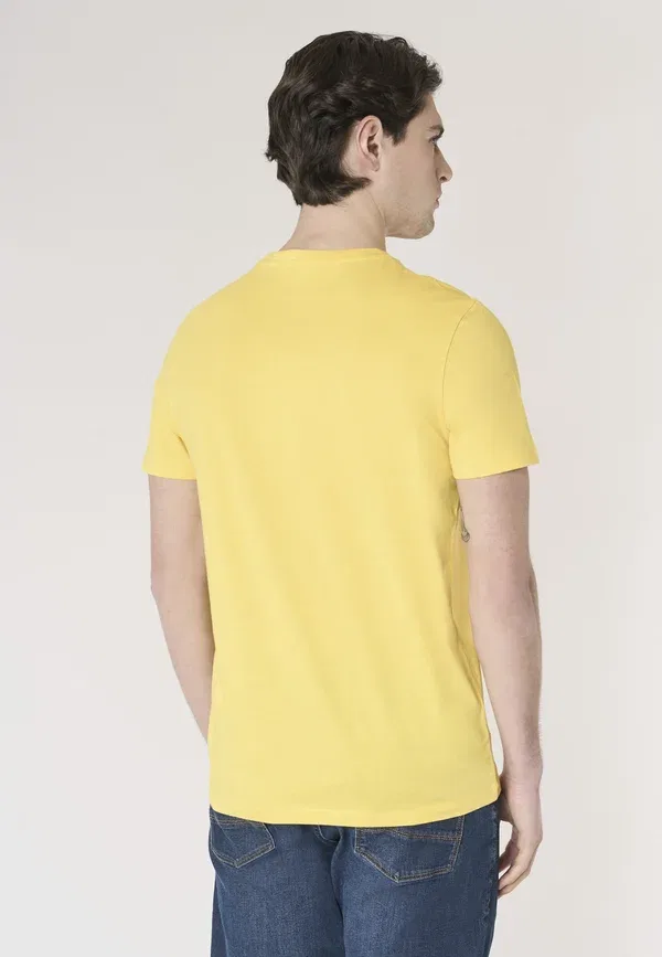 Футболка хлопковая Basic t-shirt, U.S. Polo Assn., желтый — фото 3
