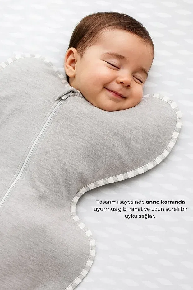 Детский комбинезон для новорожденных хлопковый Le Touche, Gray — фото 2