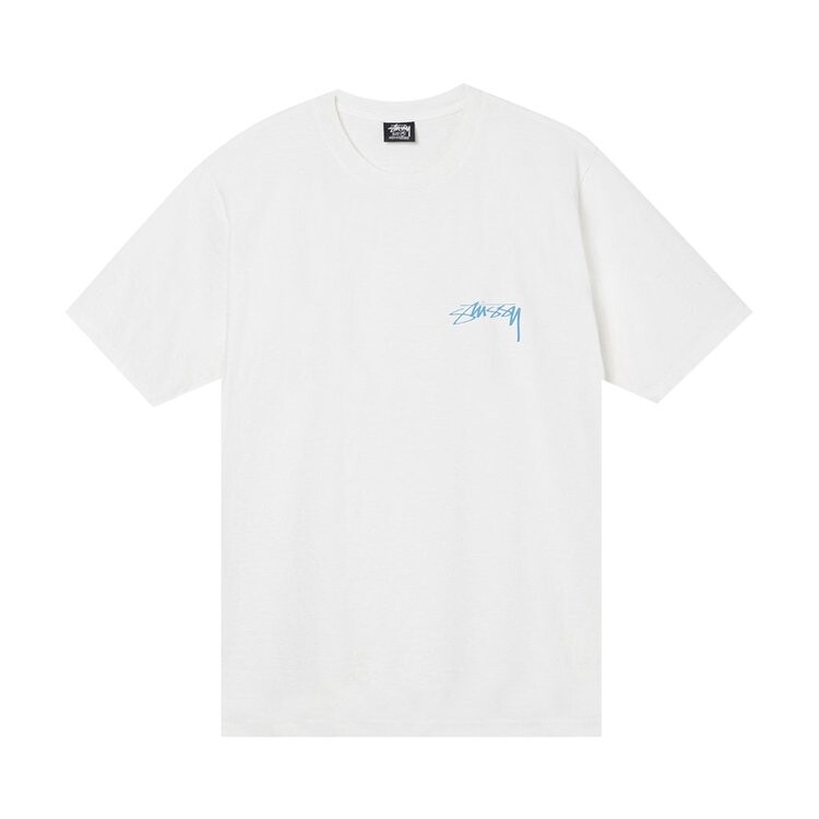 

Футболка Stussy Statue Pigment Dyed Tee 'Natural', белый