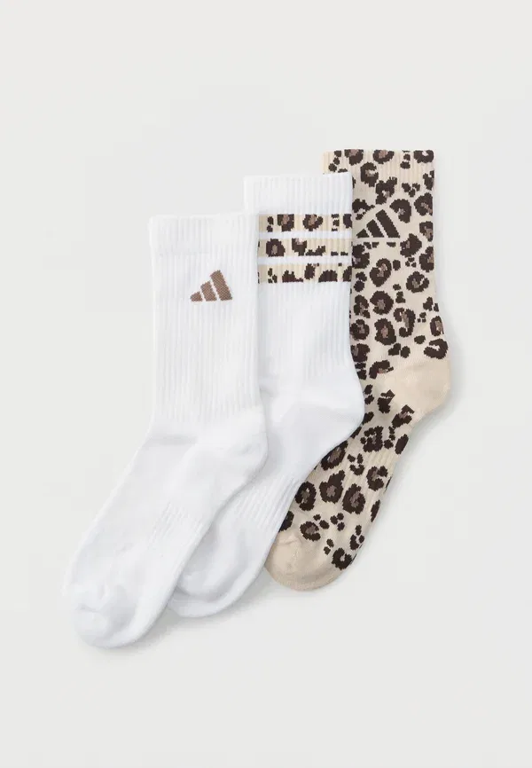 Носки с изображением Льва, комплект из 3 пар - спортивные носки Adidas Performance, темно-коричневый/хаки