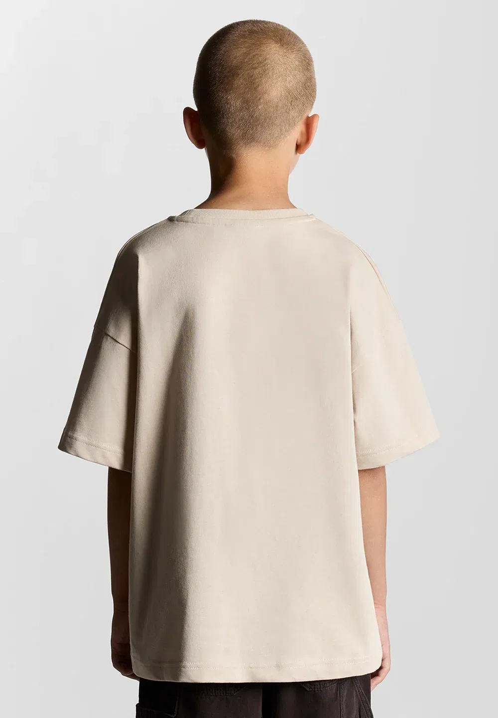 Простая футболка Lyle & Scott, W Putty — фото 3