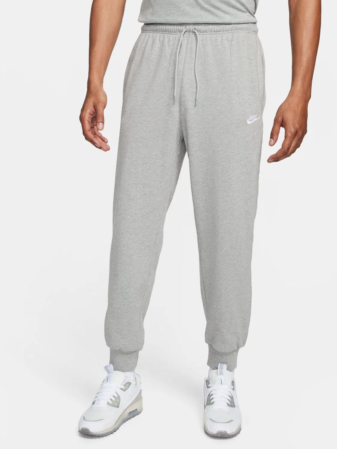 Джоггеры Nike Club из флиса, 100% хлопок, темно-серый