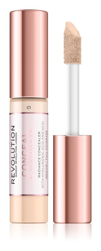 

Увлажняющий консилер Makeup Revolution Conceal & Hydrate, оттенок C1 13 г
