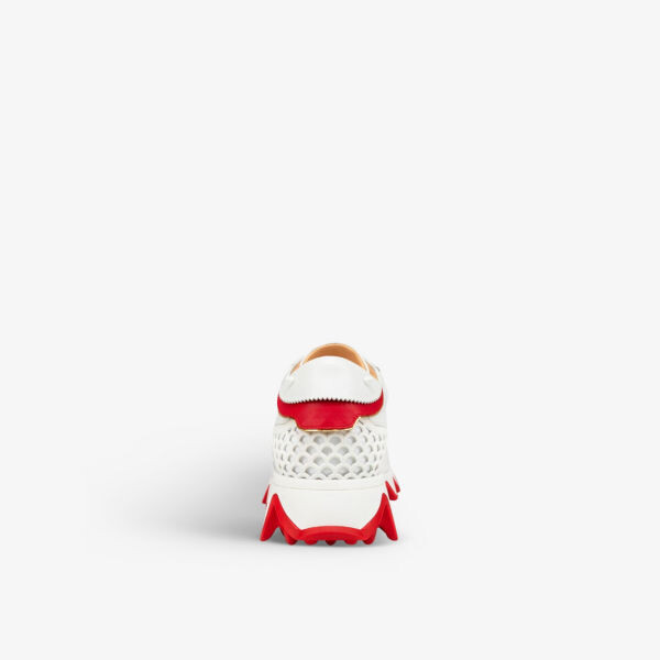 Кожаные кроссовки Loubishark Donna Christian Louboutin, цвет bianco — фото 4
