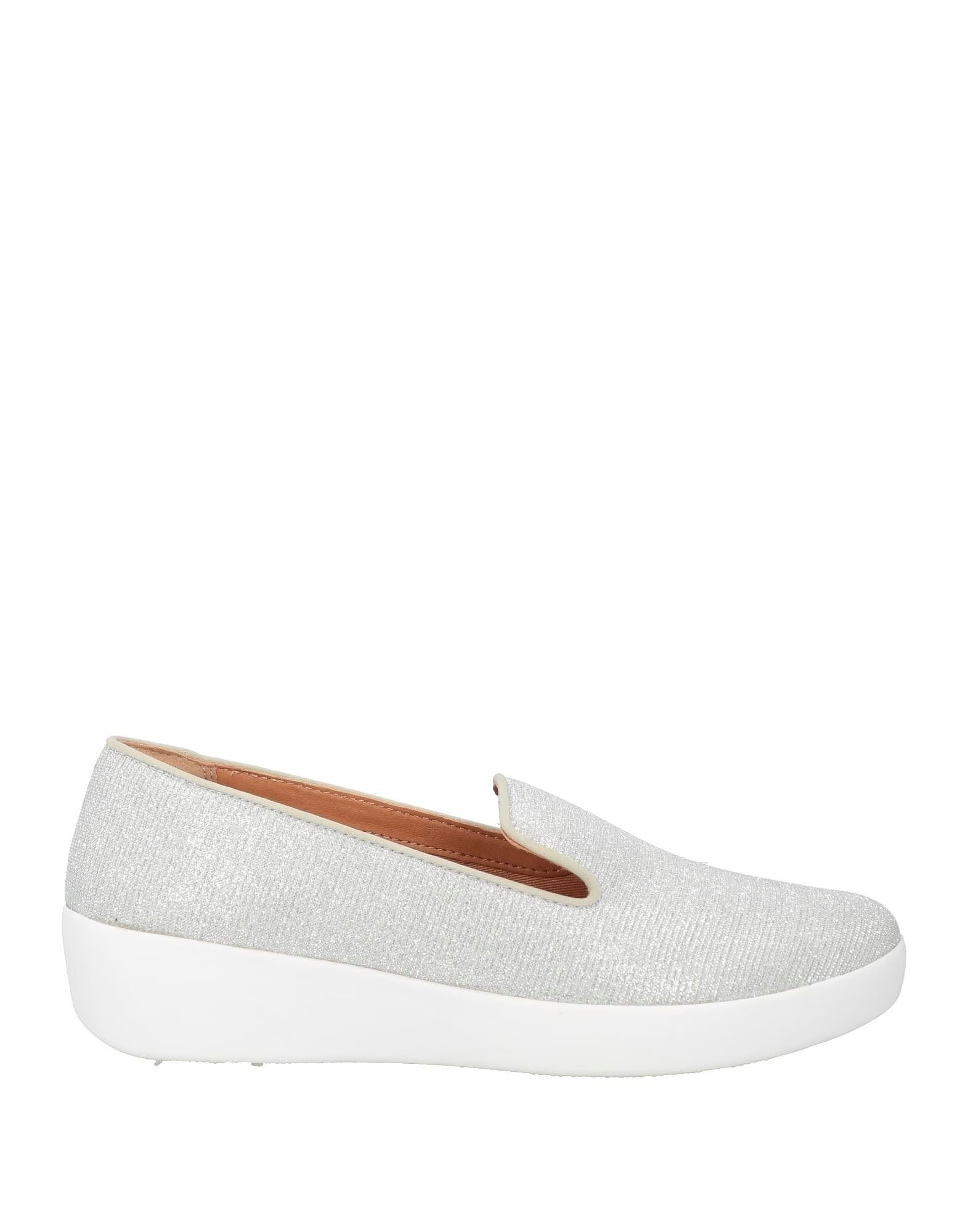Лоферы Fitflop, серебряный