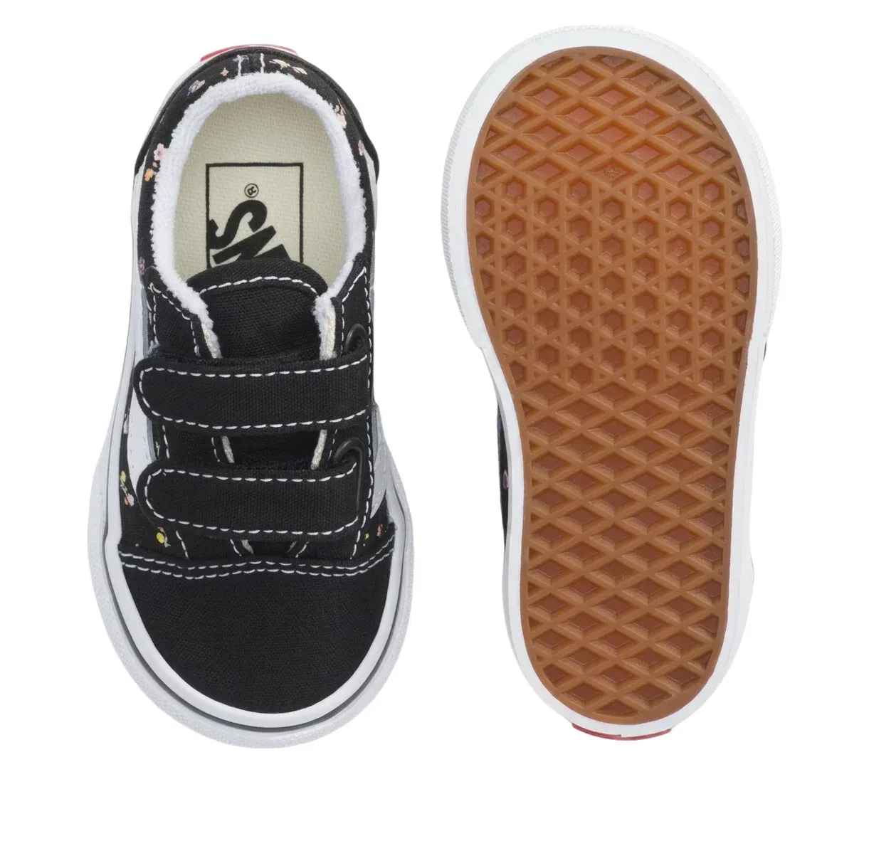 Детские кеды Old Skool V Vans, белый — фото 4