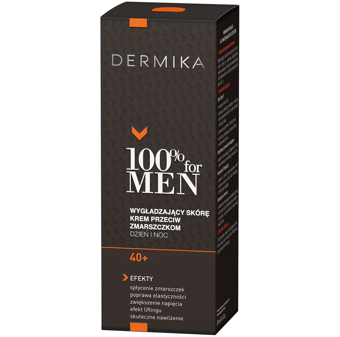 Крем для лица Dermika — % for Men разглаживающий дневной и ночной против морщин + для мужчин, 50 мл — фото 3