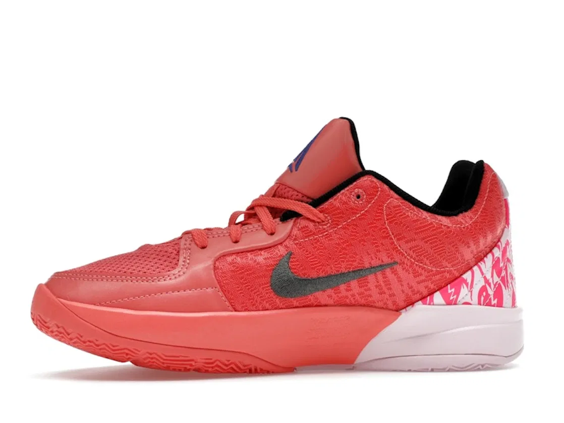 Детские кроссовки для баскетбола Nike Ja 2, Magic Ember/Iron Grey/Pink Foam/Deep Night/Black/Hyper Pink — фото 3