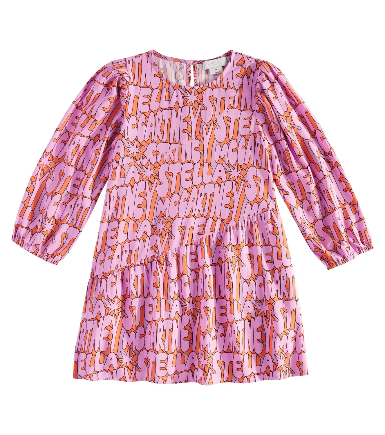 Платье с логотипом Stella McCartney Kids, розовый