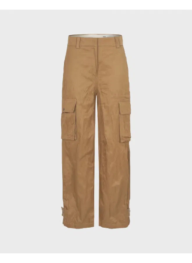 Брюки карго прямые Zara, хаки