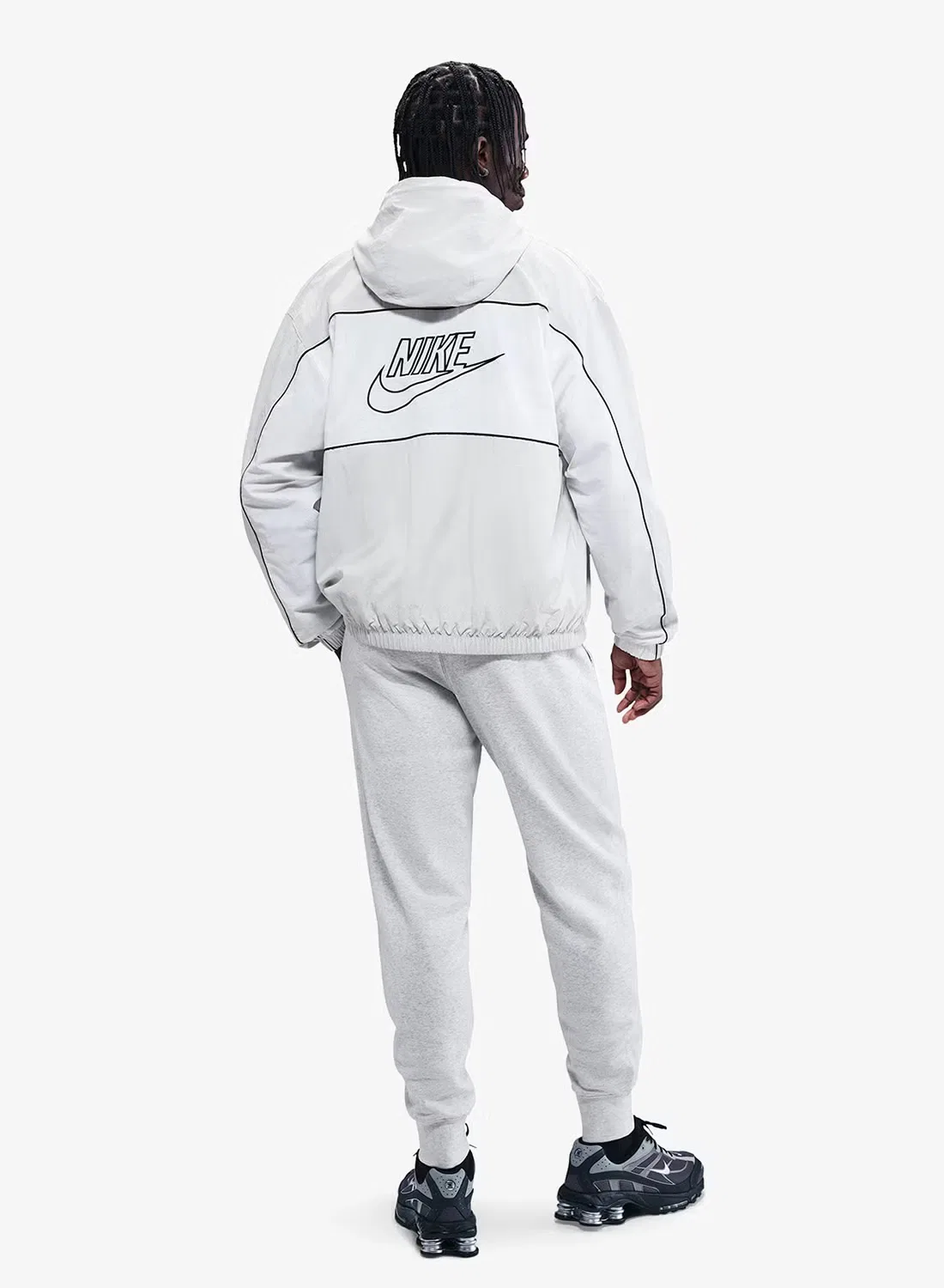 Джоггеры с логотипом Nike, бежевый — фото 2