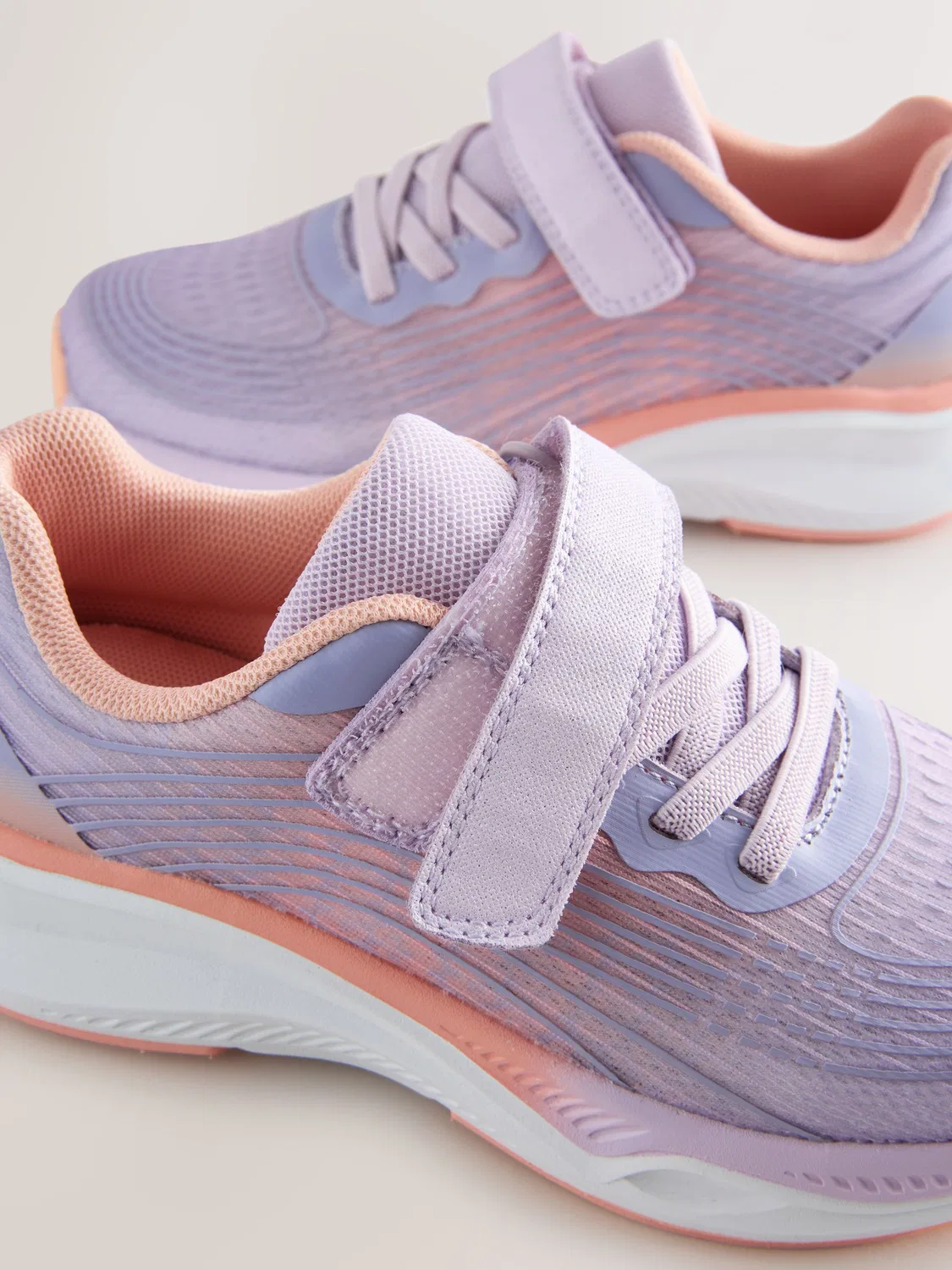 Кроссовки на шнурках эластичных, модель Elastic Lace-Up Next, фиолетовый — фото 4
