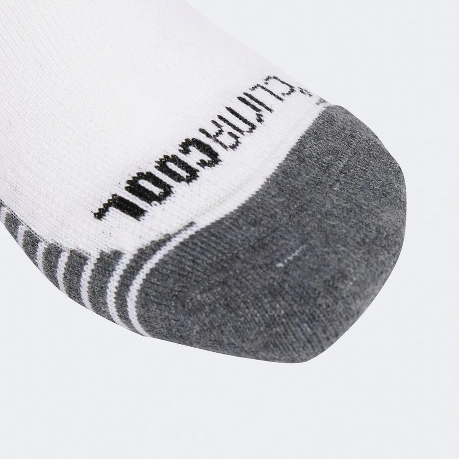 Комплект спортивных носков с усиленной пяткой и мыском CLIMACOOL Cushioned Crew 3 пары adidas, Бело-черный — фото 3