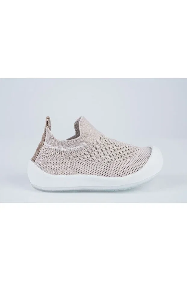 Детские туфли для девочек без каблука с принтом Walkids, Beige