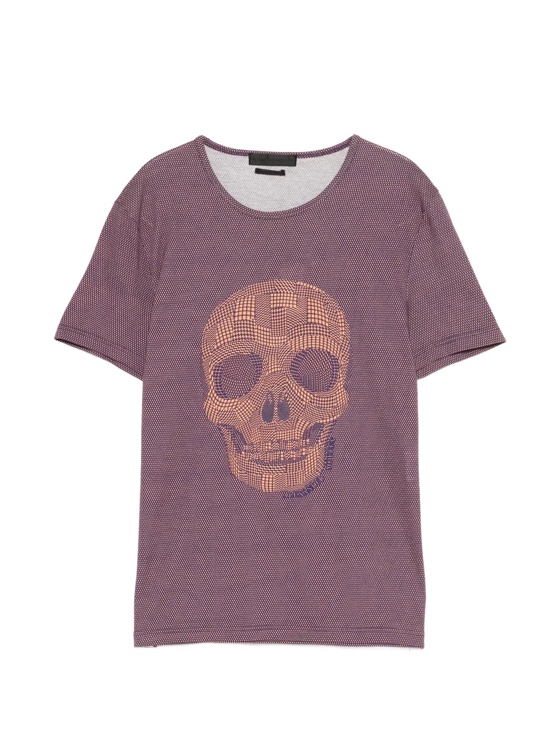 Футболка с принтом Skull Alexander Mcqueen, фиолетовый