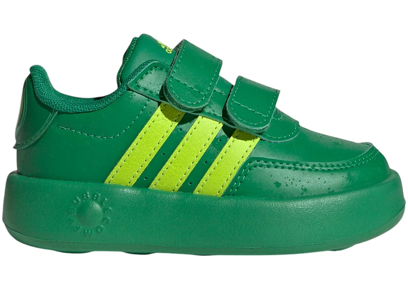 Детские кроссовки с принтом Adidas Breaknet Adidas, Green Solar Slime Core Black