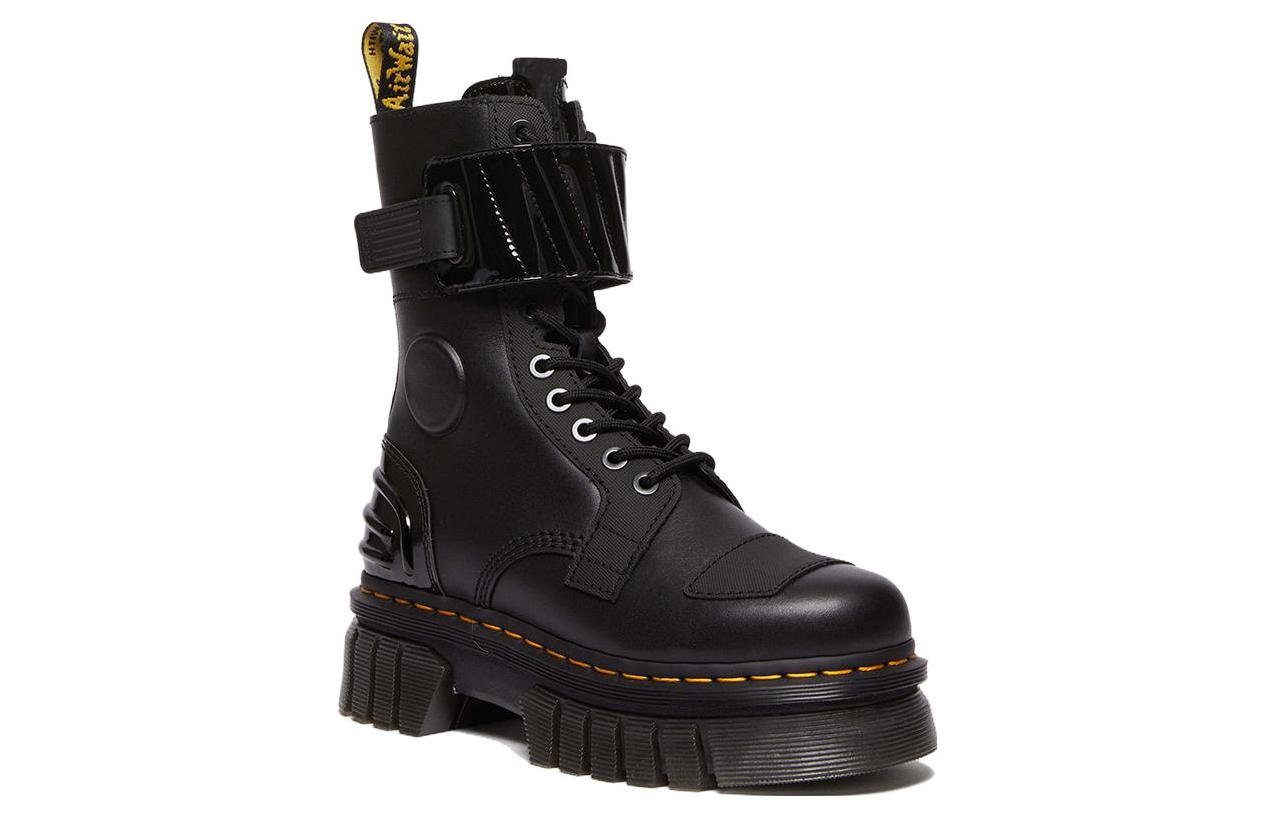 Мужские ботинки Dr.Martens Audrick Alternative кожаные на платформе, черный — фото 3
