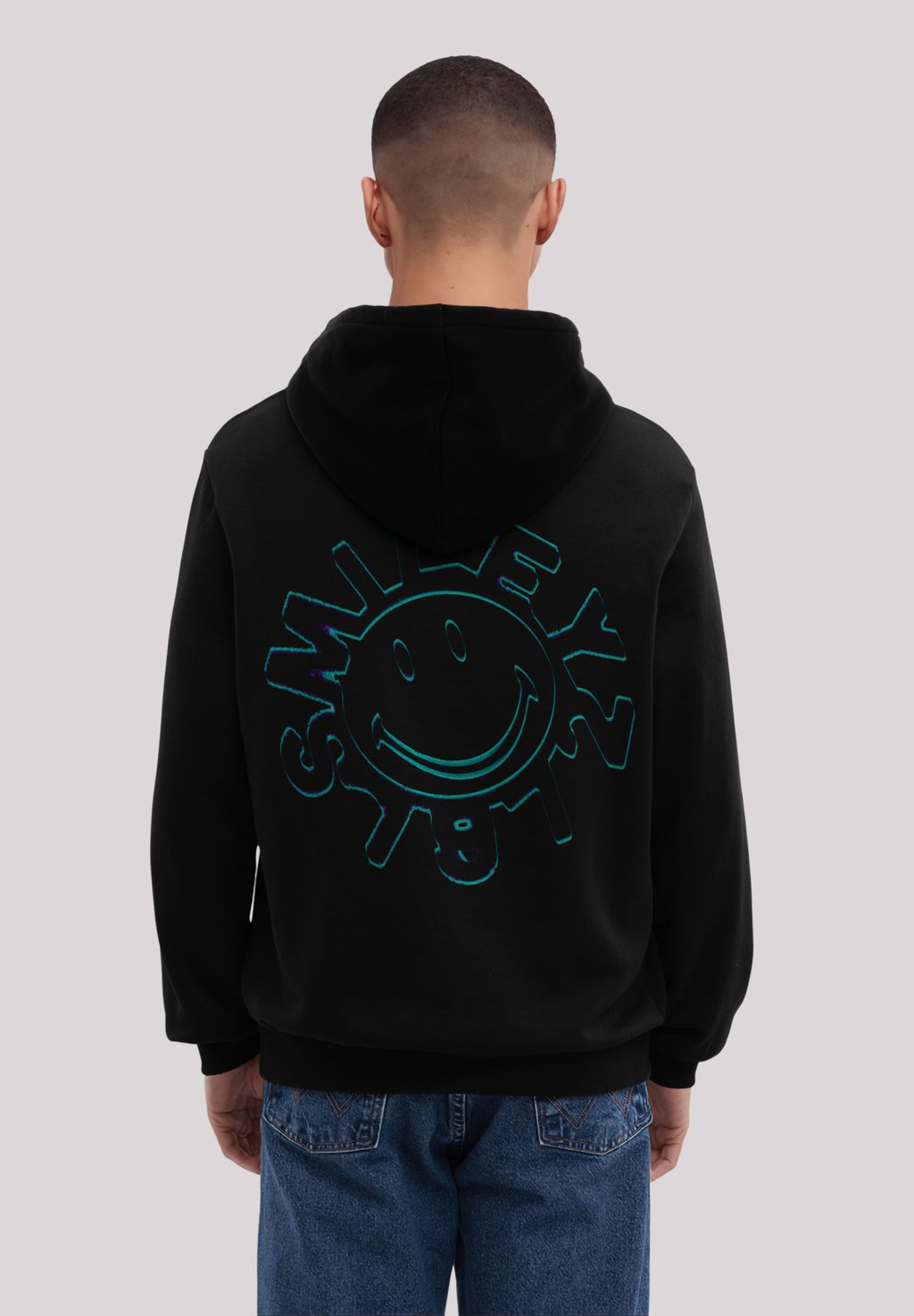 

Толстовка SMILEY FUTURE FORECAST - Hoodie F4NT4STIC, черный