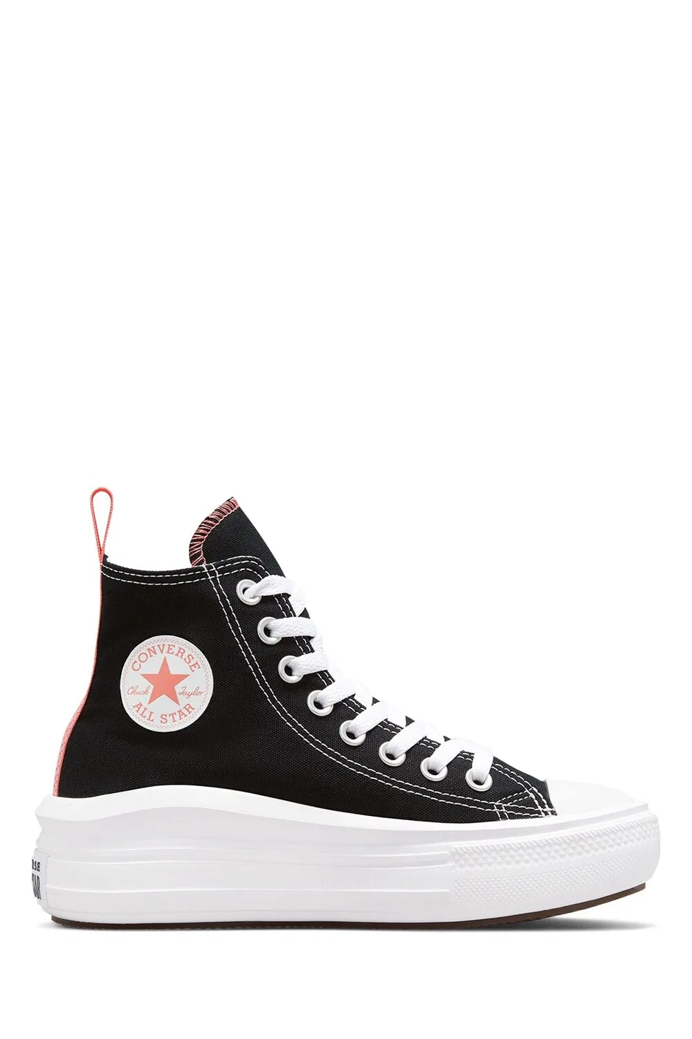 Кроссовки Move Youth с вырезом до щиколотки Converse, черный