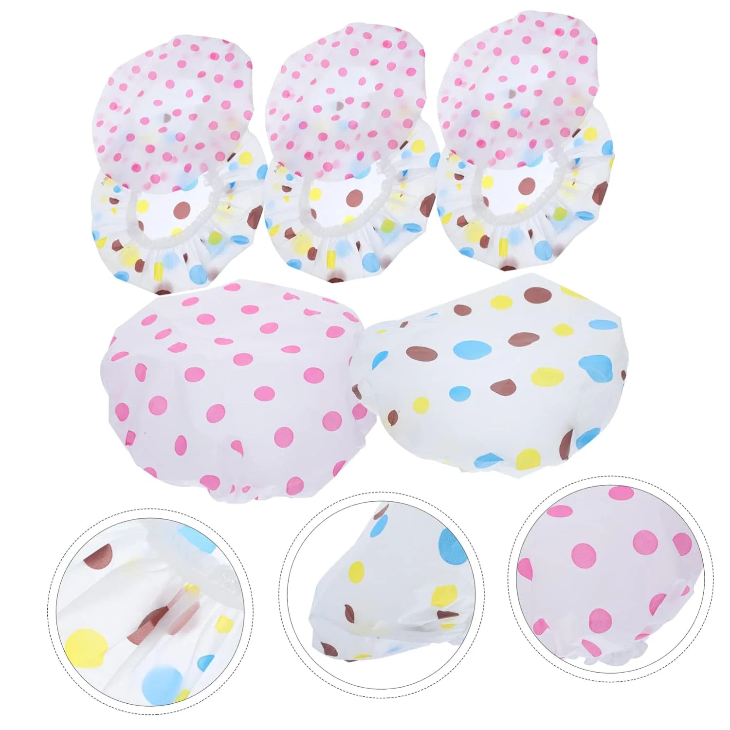 Шапочка для душаs 8-Pack, Mikinona, мультиколор — фото 4