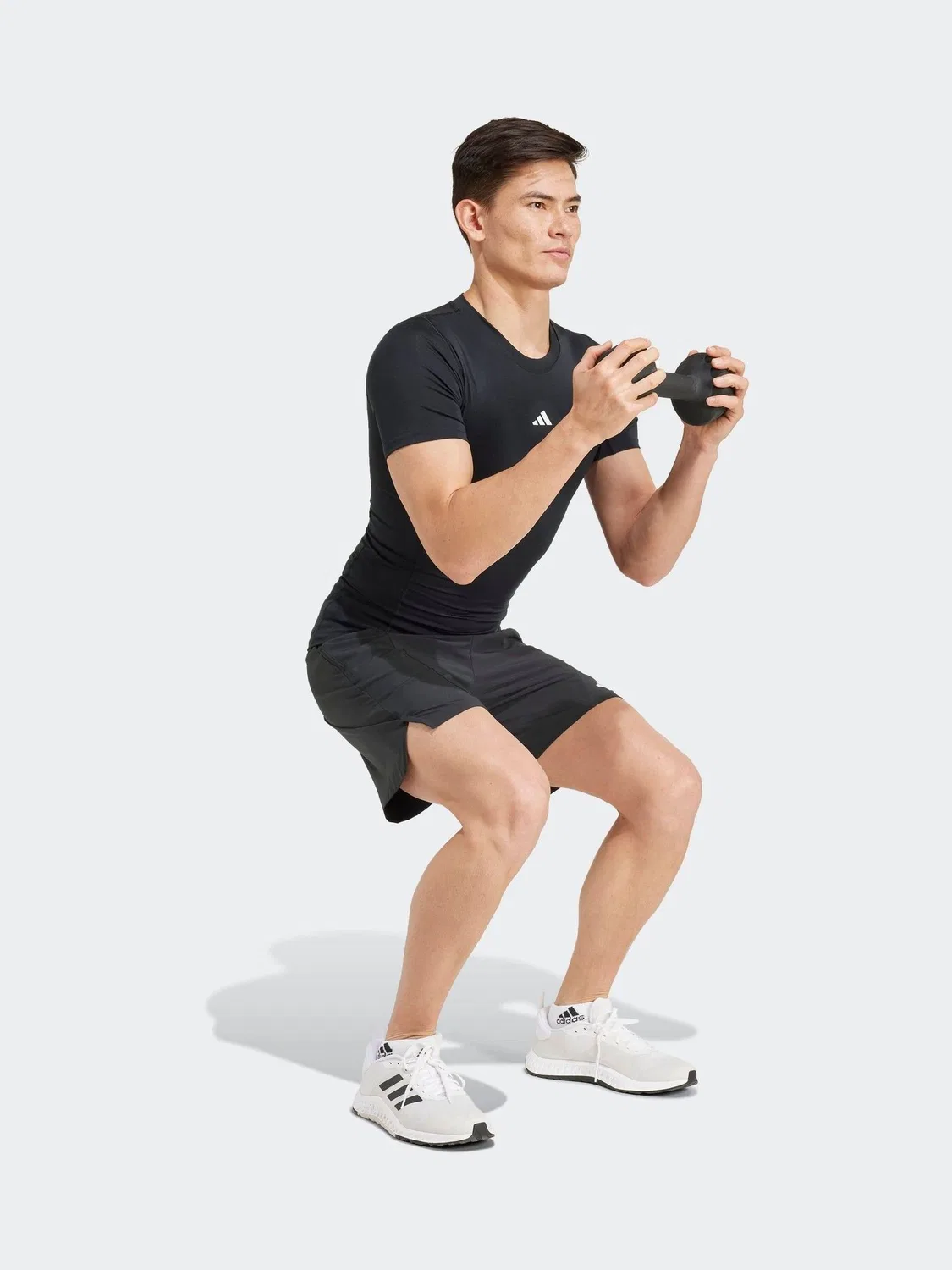 Футболка тренировочная Techfit Compression adidas, черный — фото 3