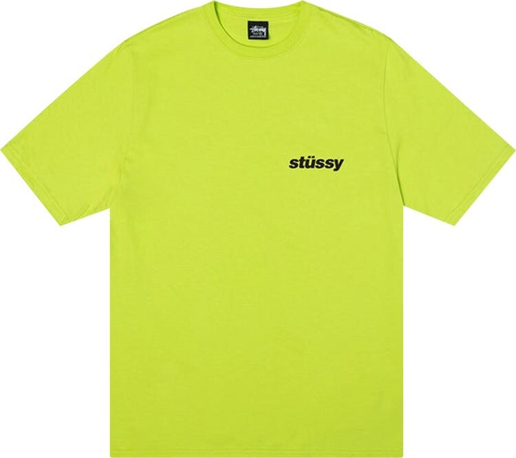 

Футболка Stussy Popsicle Tee 'Keylime', зеленый