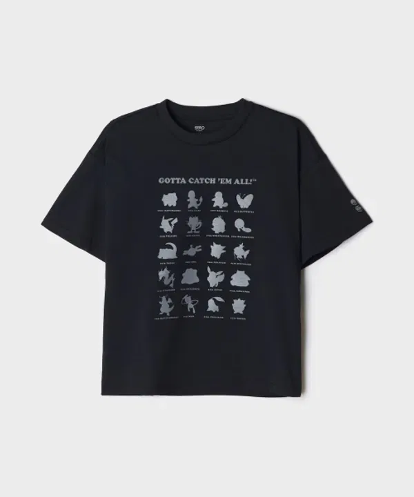 Футболка с коротким рукавом Pokémon, Spao Kids, черный